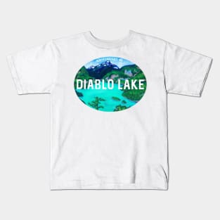 Diablo Lake Souvenir Kids T-Shirt